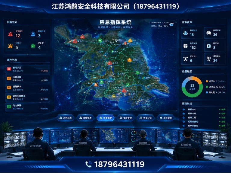 南昌应急指挥系统展示图